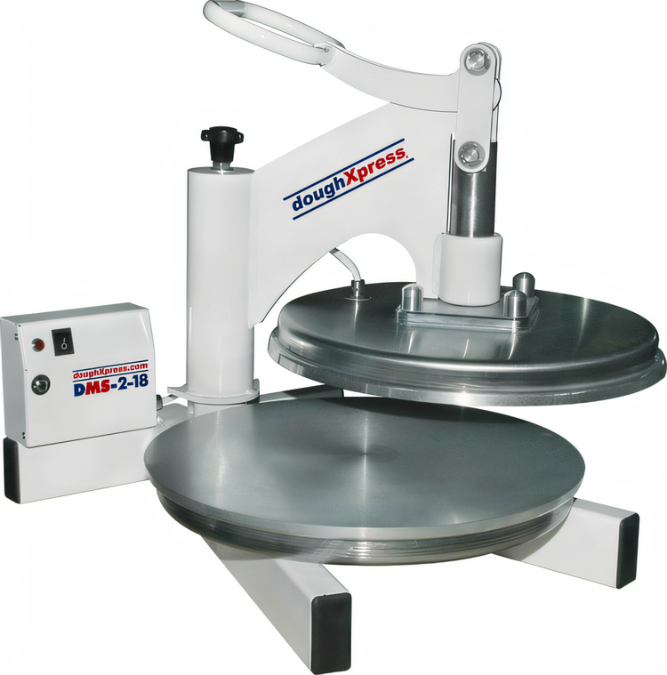 Product image #1 for DoughXpress Manual Dual-Heat Pizza Dough Press, 18-Inch Capacity