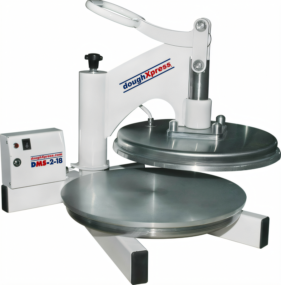Product image #1 for DoughXpress Manual Dual-Heat Pizza Dough Press, 18-Inch Capacity