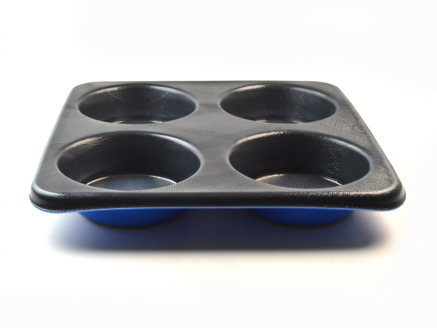 Product image #1 for Prática 4-Cavity Large Nonstick Muffin Pan for Speed Ovens