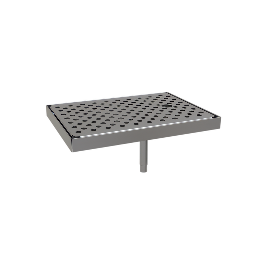 Product image #1 for Glastender Surface Mount Stainless Steel Drain Pan, 11 Inch W x 8 Inch D