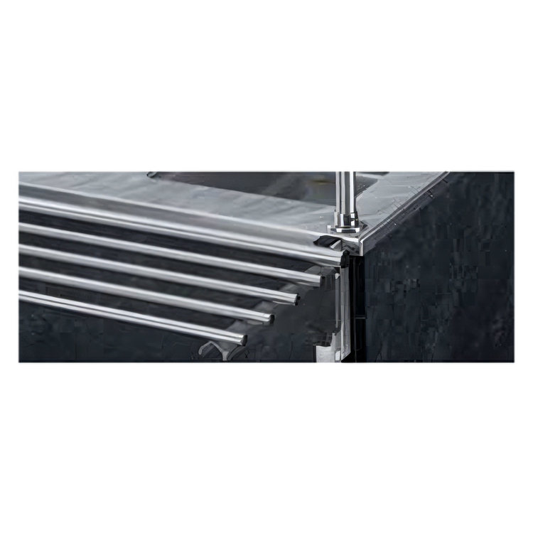 Product image #1 for Vollrath Customer-Side 74-Inch Tubular Stainless Steel 4-Rail Tray Slide