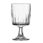 Thumbnail image #1 for Anchor Hocking Breckenridge 10.5 oz Clear Rim-Tempered Faceted Goblet Glass