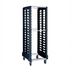 Thumbnail image #1 for Rubbermaid Commercial Max System 18-Slot End-Load Food Box and Sheet Pan Rack with Casters, Black
