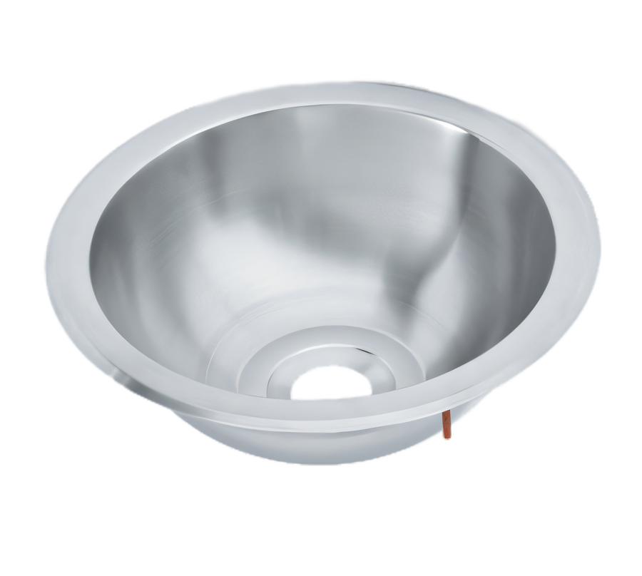 Product image #1 for Vollrath Round Drop-In Sink, 1 Compartment, Contoured Bowl, 12.94-Inch Diameter, 304 Stainless Steel