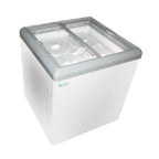 Thumbnail image #1 for Excellence Commercial Products HB-6HCD Dual-Temperature Chest Refrigerator/Freezer, 6.4 Cu. Ft., 2 Sliding Glass Doors, White