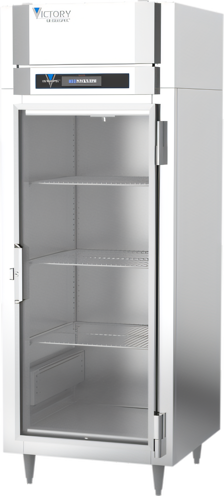 Product image #1 for Victory UltraSpec™ One-Section Reach-In Heated Holding Cabinet with Wide Full-Height Glass Door, 24.4 Cu. Ft., Standard Depth
