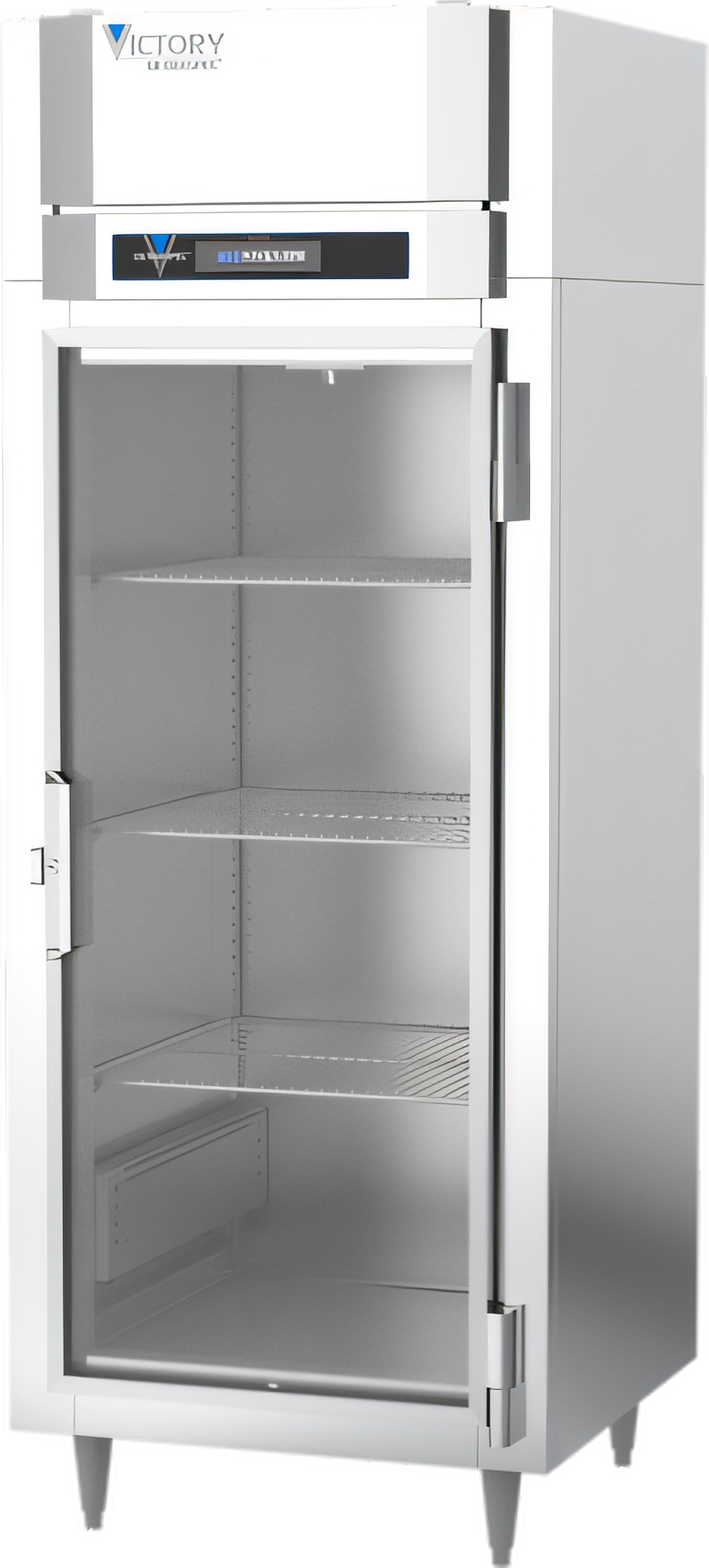 Product image #1 for Victory UltraSpec™ One-Section Reach-In Heated Holding Cabinet with Wide Full-Height Glass Door, 24.4 Cu. Ft., Standard Depth