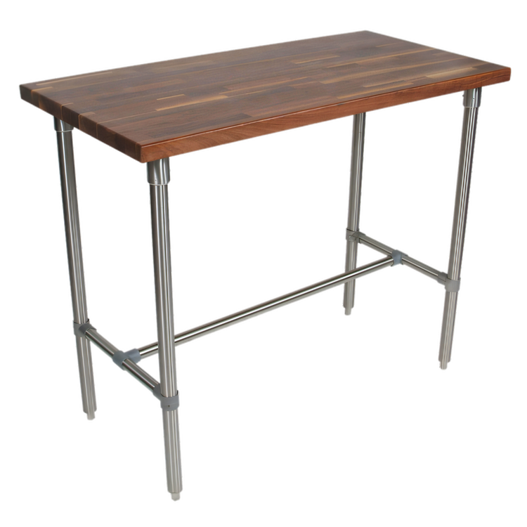 Product image #1 for John Boos Cucina Classico American Black Walnut Island Work Table, 48 x 30 x 35 Inches