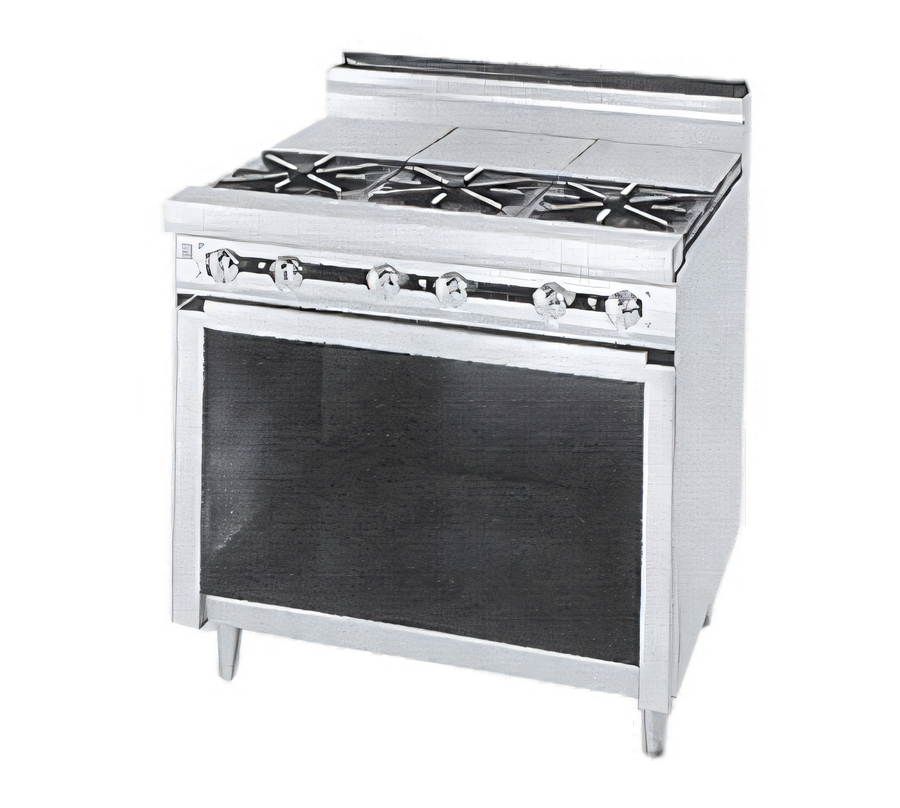 Product image #1 for Jade Range Titan JTRH-1ST 12-Inch Heavy Duty Gas Range with Open Burner & Hot Top