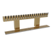 Thumbnail image #1 for Glastender 20-Faucet Countertop Bridge Draft Dispensing Tower, Glycol-Cooled, Polished Brass Finish