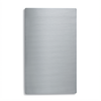 Vollrath Miramar 1/2 Size Blank Stainless Steel Adapter Plate Template for 12 x 20 Wells
