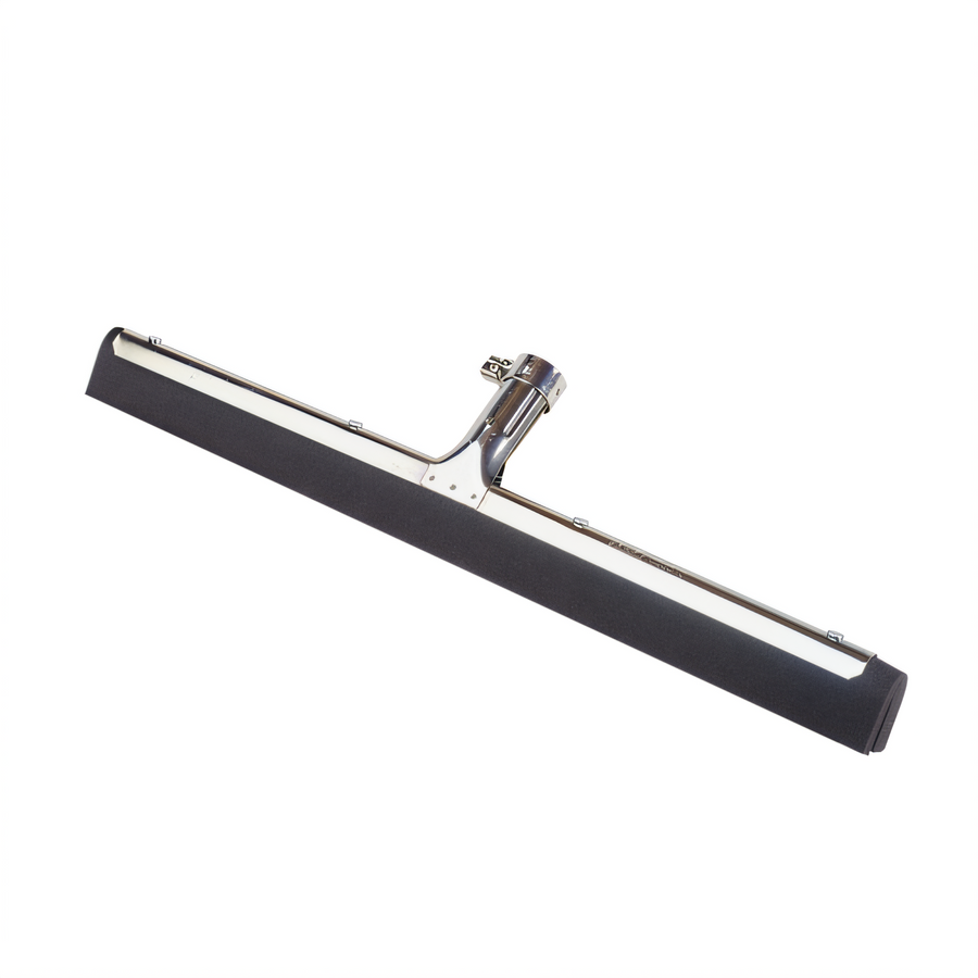Product image #1 for 22-Inch Black Floor Squeegee with Dual Moss Flexible Rubber Blade and 1-Inch Universal Handle Socket