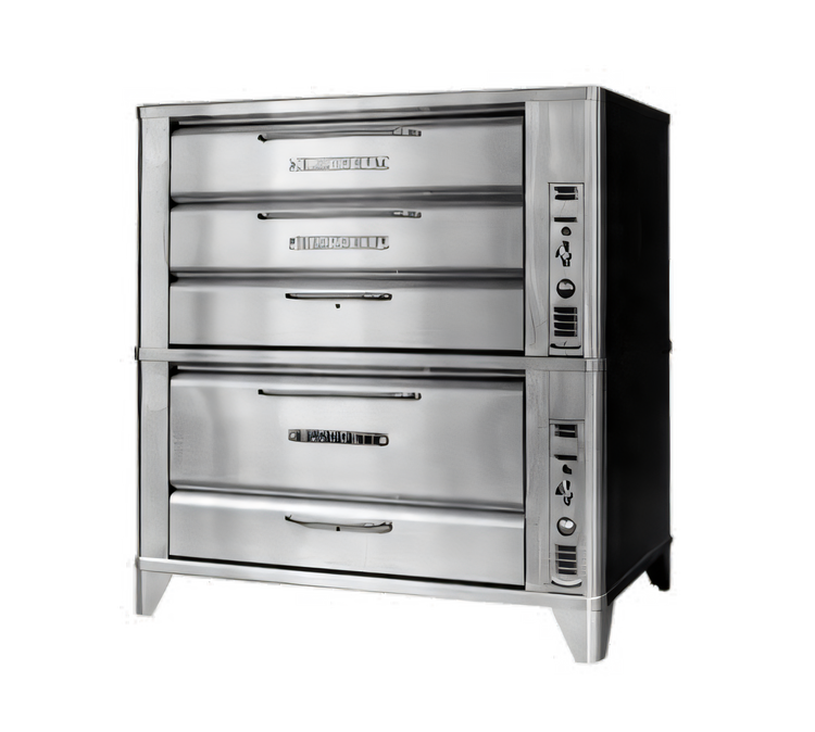 Product image #1 for Blodgett 981-951 Two-Section Three-Deck Gas Deck Oven with 42 x 32 Inch Deck Interiors