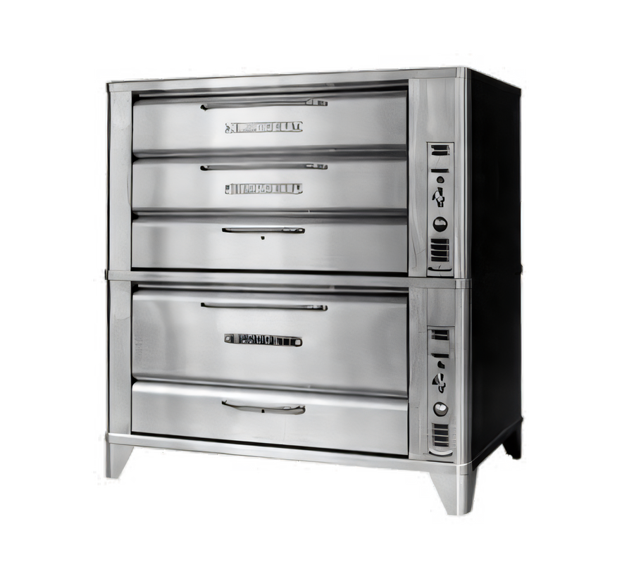 Product image #1 for Blodgett 981-951 Two-Section Three-Deck Gas Deck Oven with 42 x 32 Inch Deck Interiors
