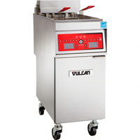 Vulcan 1ER85AF 21-Inch Free-Standing Electric Fryer with KleenScreen PLUS Built-In Filtration System, 85 lb Capacity