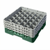 Thumbnail image #2 for Cambro Camrack Full-Size 30-Compartment Glass Rack with 3 Extenders, Sherwood Green
