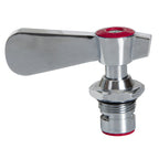Thumbnail image #1 for BK Resources WorkForce BKF-8W-HVCH-G Hot Faucet Valve Kit with Handle, Quarter-Turn, Chrome-Plated Base, Lead-Free