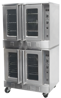Sapphire Deep/Bakery Size Double-Deck Gas Convection Oven, Natural Gas/Propane Convertible