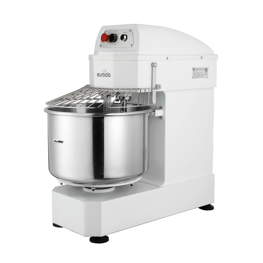 Product image #1 for Eurodib 40 Qt 1-Speed Spiral Dough Mixer with Timer, 220V, Fixed Bowl
