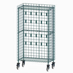 Thumbnail image #1 for Metro SmartWall CR183670-UTNK3 Mobile Utensil Rack with 4 Wire Grids, 20 Prong Hooks, and Epoxy-Coated Finish