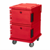 Thumbnail image #2 for Cambro Ultra Camcart Double-Compartment Front-Loading Insulated Food Pan Carrier, 16 Full-Size Pan Capacity, Hot Red
