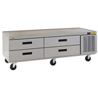 Thumbnail image #1 for Delfield Low Profile F2980P Refrigerated Equipment Stand, 80-1/4-Inch Wide, 4 Drawers, Stainless Steel Top