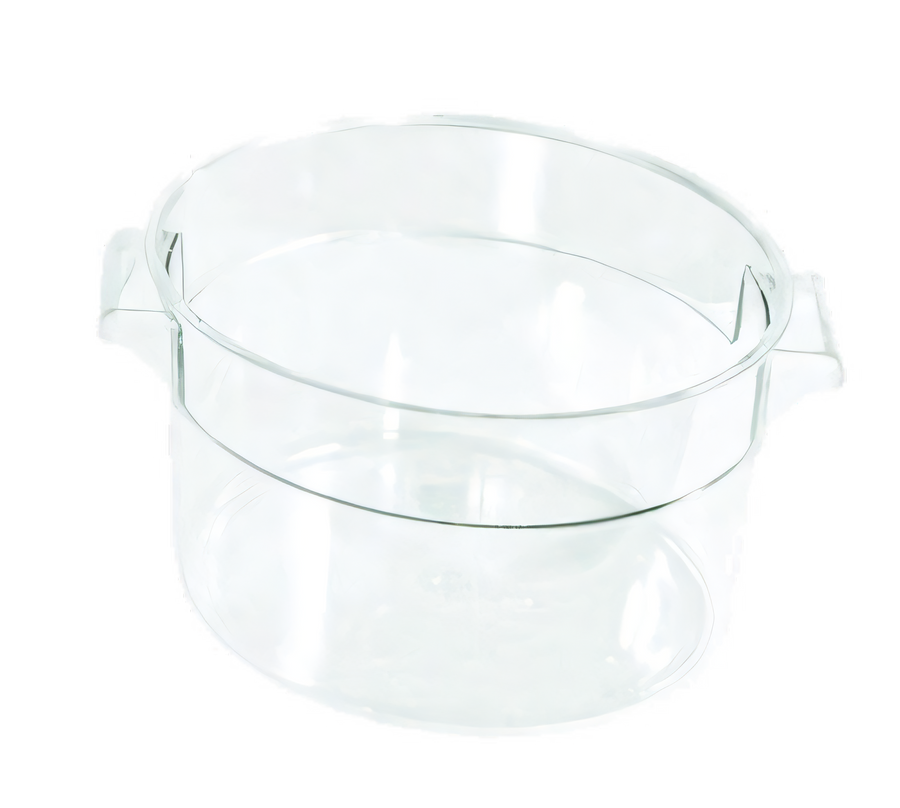Product image #1 for Crestware RCC18 18 Qt Round Clear Polycarbonate Food Storage Container