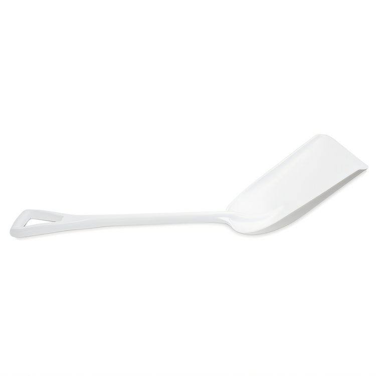 Product image #1 for Sparta Sanitary Foodservice Shovel, 13.75 x 16.5 Inches, One-Piece Polypropylene, White