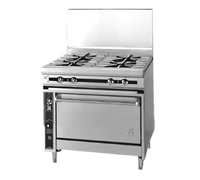 Titan JTRH-4-36C 36-Inch 4-Burner Gas Heavy Duty Range with Convection Oven