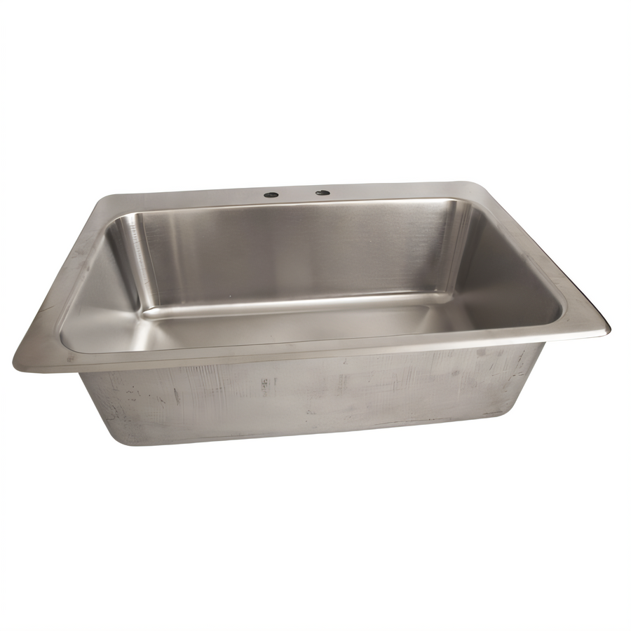 Product image #1 for BK Resources Deep Drawn 1-Compartment Drop-In Sink, 31-1/4 x 20-3/4 x 10 Inches, 304 Stainless Steel