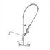 Thumbnail image #1 for EasyInstall 8-Inch Wall Mount Pre-Rinse Unit with Add-On Faucet, 12-Inch Swing Nozzle and 0.65 GPM Spray Valve