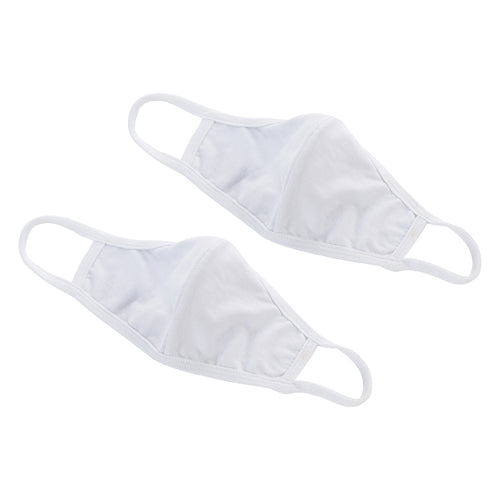 Product image #1 for L/XL White 2-Ply Cotton Face Mask, 2-Pack