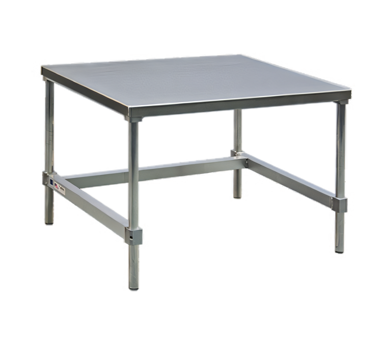 Product image #1 for New Age Standard Aluminum Equipment Stand with Open Base, Removable 12-Gauge Top, 36 x 24 x 24 Inches