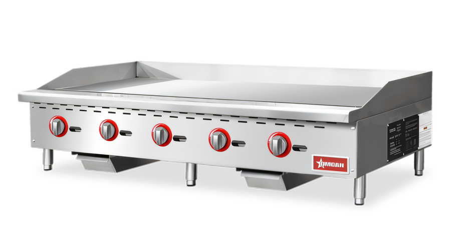 Product image #1 for Omcan 60-Inch Countertop Natural Gas Commercial Griddle with 5 Burners