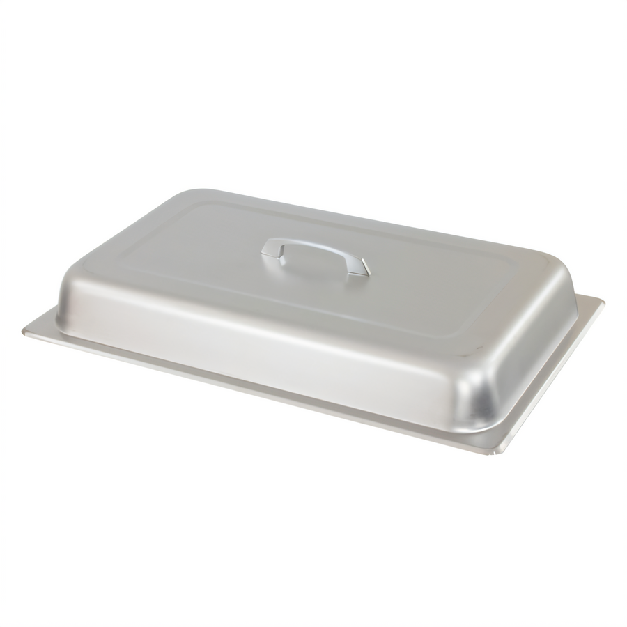 Product image #1 for Crestware 1/2 Size Solid Dome Stainless Steel Steam Table/Holding Pan Cover with Handle