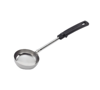 Vollrath Spoodle® 5 oz Solid Stainless Steel Portion Control Serving Spoon with Black Grip 'N Serv Handle