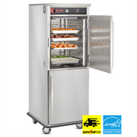 FWE Mobile Slim-Line Heated Holding Cabinet with 13 Universal Tray Slides
