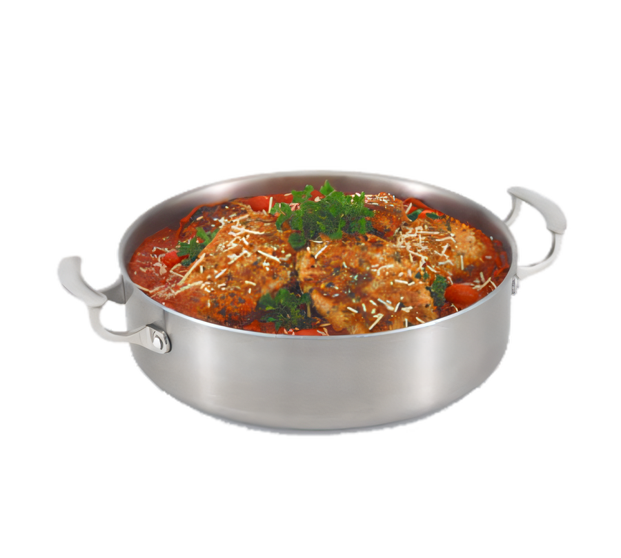 Product image #1 for Vollrath Miramar 11-Inch 6.3 Quart Induction Ready Brazier Pan