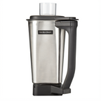 Thumbnail image #1 for Hamilton Beach 6126-510S-CE 64 oz Stainless Steel Blender Container with Lid