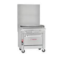 Southbend Platinum Heavy Duty 32-Inch Modular Gas Charbroiler with Cast Iron Grates, 80,000 BTU
