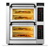 PizzaMaster PM 552ED-4 Countertop Electric Dual-Chamber Pizza Oven