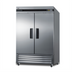 Thumbnail image #1 for Summit Commercial SCFF497 Upright Reach-In All-Freezer, 49 Cu. Ft., Two-Section, Stainless Steel