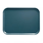 Thumbnail image #1 for Cambro Camtray® 1014401 Rectangular Fiberglass Cafeteria Tray, 10-5/8 x 13-3/4 Inches, Slate Blue Case of 12