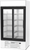 Thumbnail image #1 for Beverage-Air MarketMax Two-Section Sliding Glass Door Refrigerated Merchandiser, 35.4 Cu. Ft., White