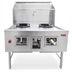 Thumbnail image #1 for Omcan USA 48-Inch Natural Gas 2-Chamber Wok Range with Water-Cooled Top