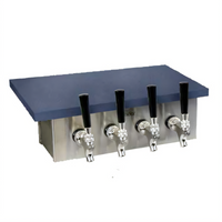 Glastender Underbar Glycol-Cooled 5-Faucet Draft Dispensing Tower, Stainless Steel
