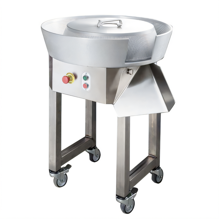 Product image #1 for BakeMax Floor Model Dough Ball Rounder with Legs and Casters, 70 to 1,200 Gram Capacity