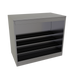 Thumbnail image #1 for Glastender BLD-42-S Open Front Back Bar Liquor Display Cabinet, 42 Inch Wide, 3-Step LED Display