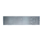 Thumbnail image #1 for Micro Matic USA DP-820D-33GR 33 x 8 Inch Surface Mount Stainless Steel Drip Tray Trough with Integral Glass Rinser