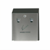 Thumbnail image #1 for Smokers' Station Wall-Mount Outdoor Cigarette Urn, 10 Inch W x 12.5 Inch H, Black Textured Steel, with Keyed Cam Lock